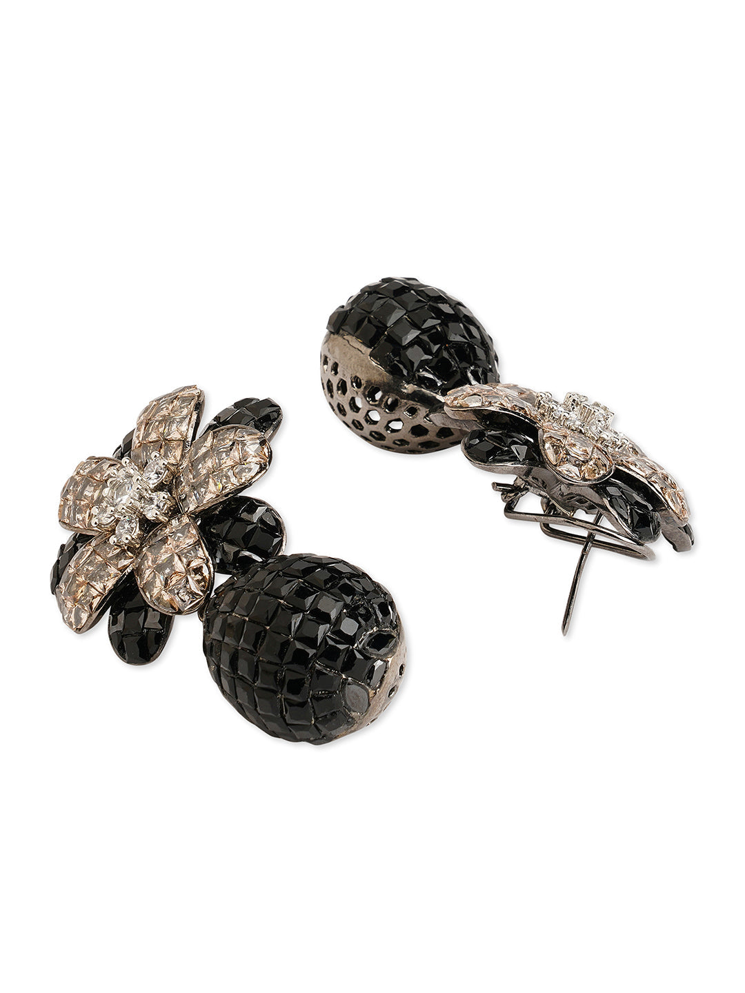 Dainty Flower Earrings Combo-Earrings Set of 3 – Bling Box