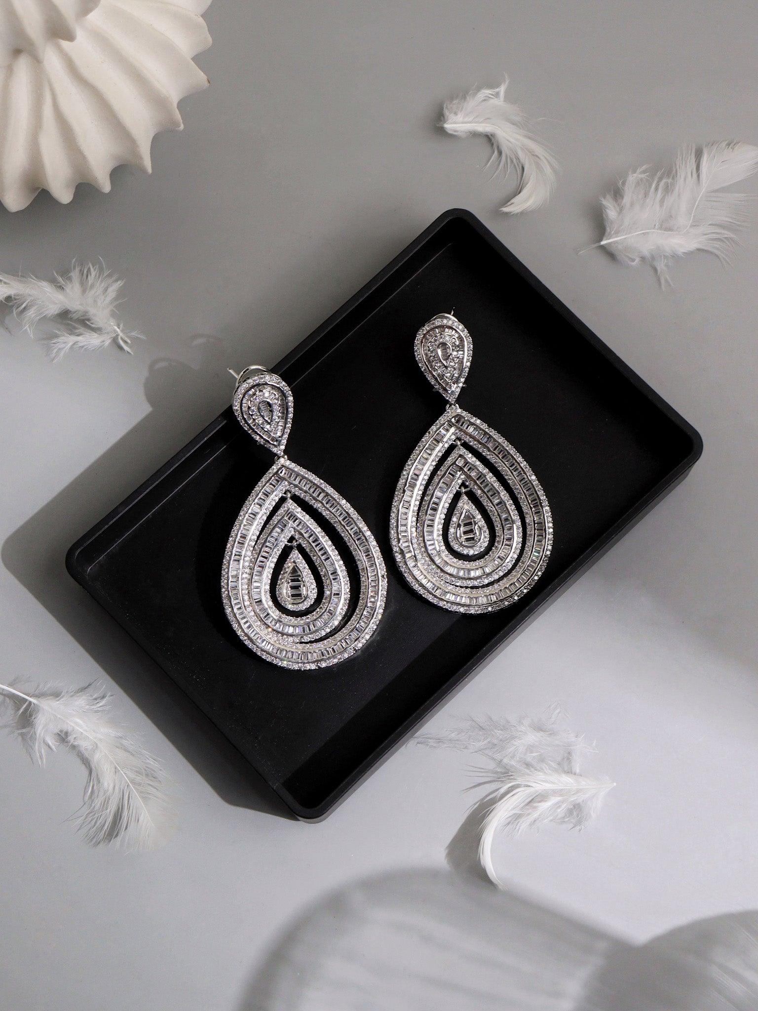  Dynasty Drops CZ Earrings