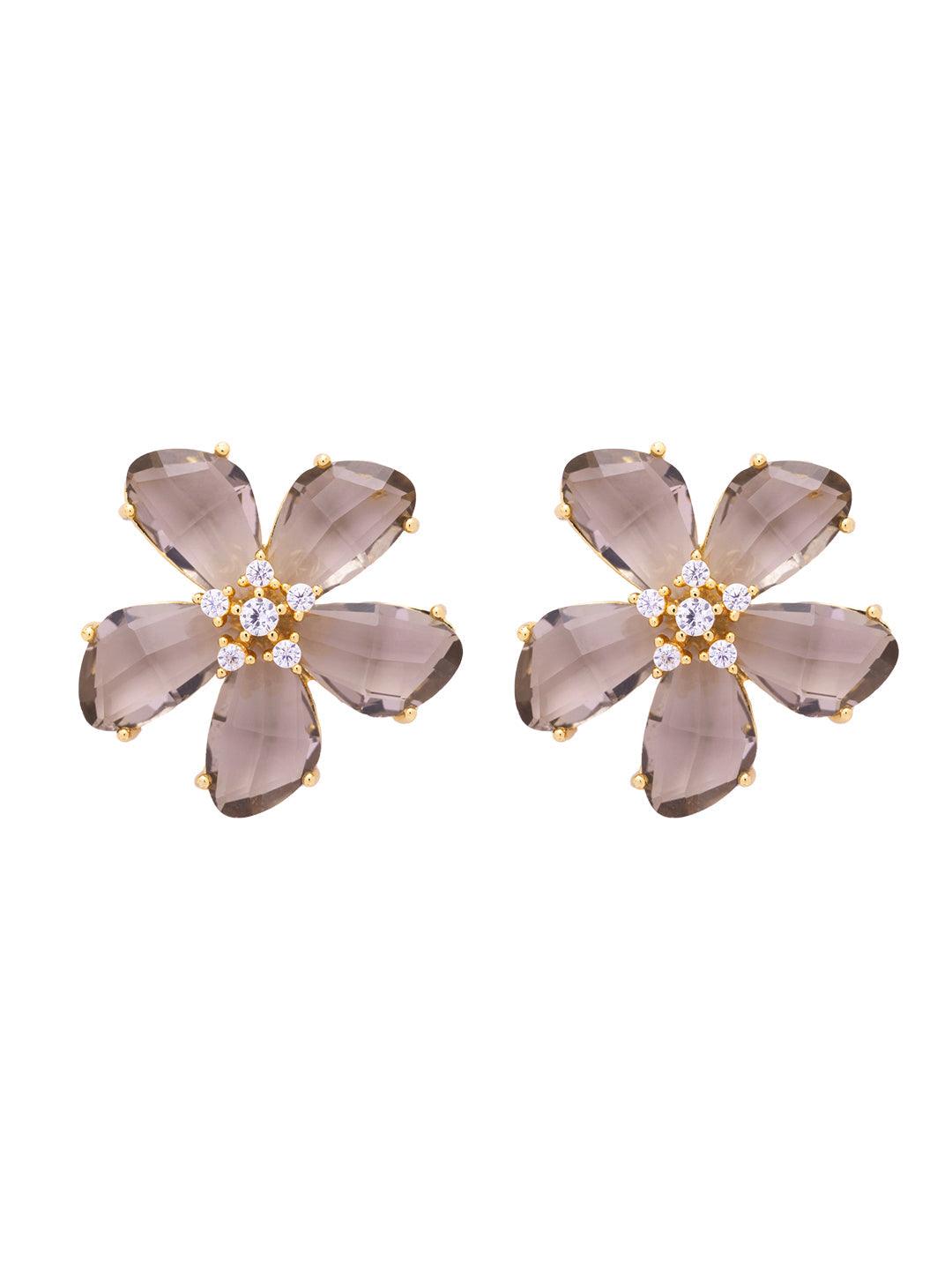 Floral Whisper Stud Earrings 