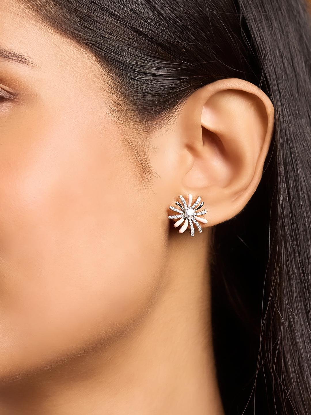 Blush Burst Stud Earrings 