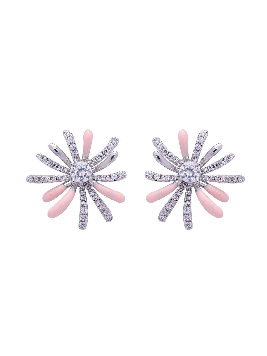 Blush Burst Stud Earrings 