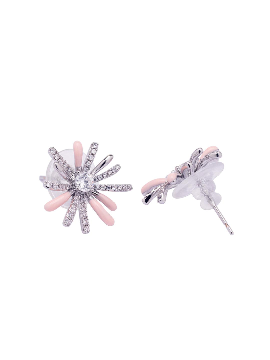 Blush Burst Stud Earrings 