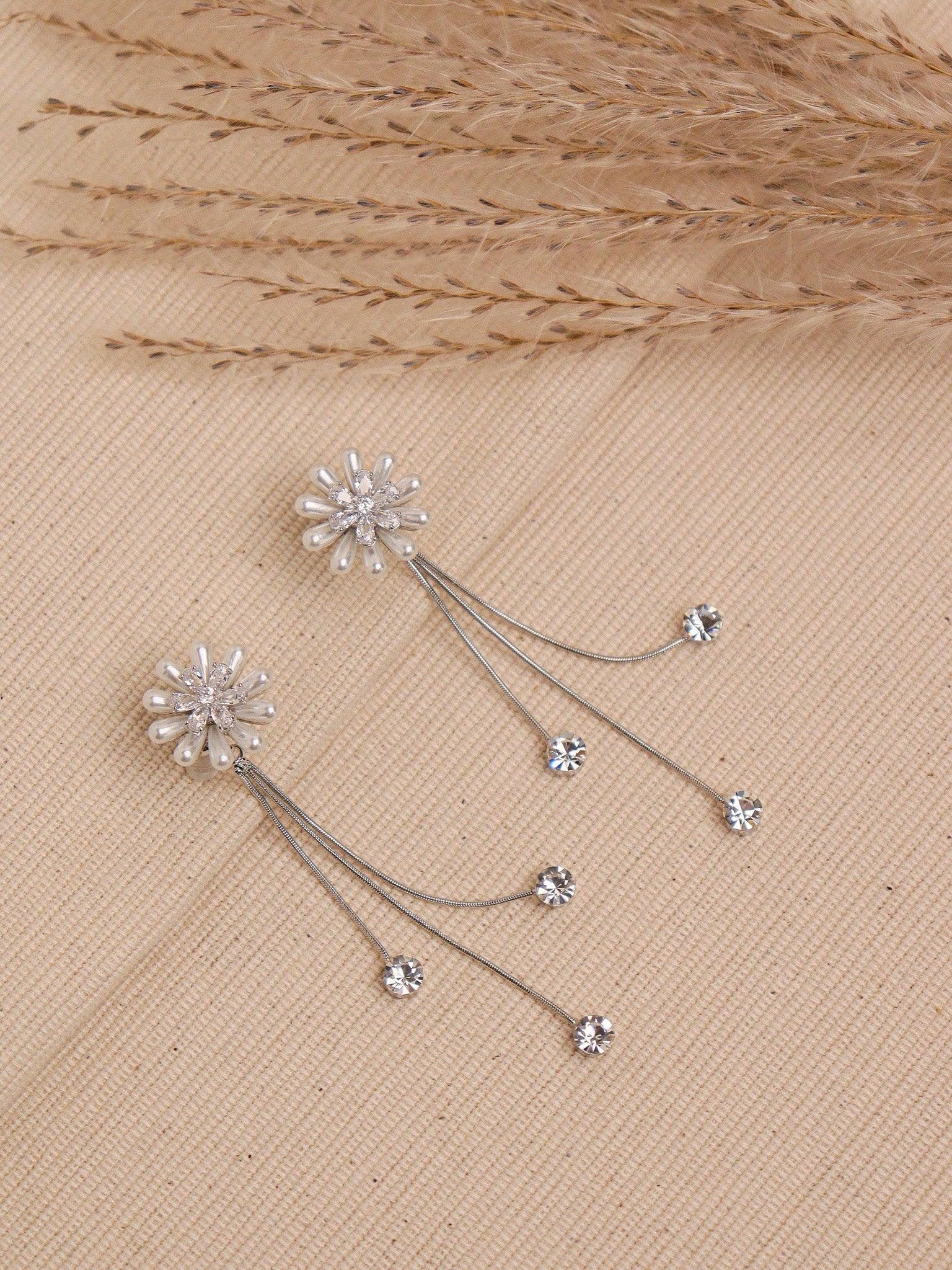 Floral Frost DanglerEarrings 