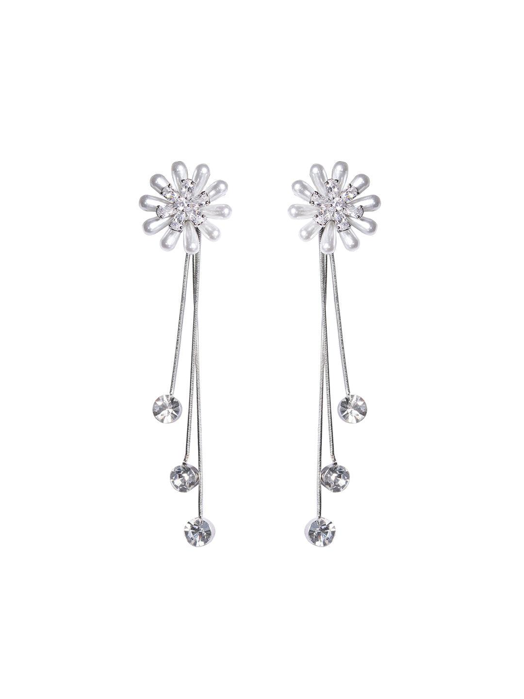 Floral Frost DanglerEarrings 