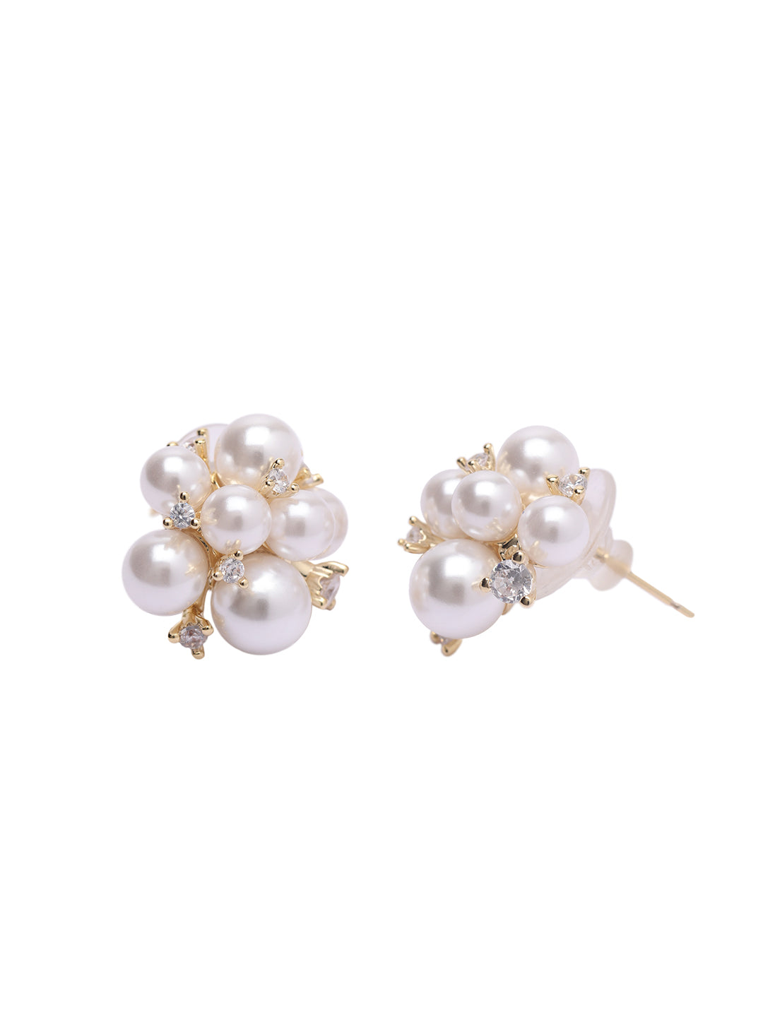 Pearl Bubble Stud Earrings 