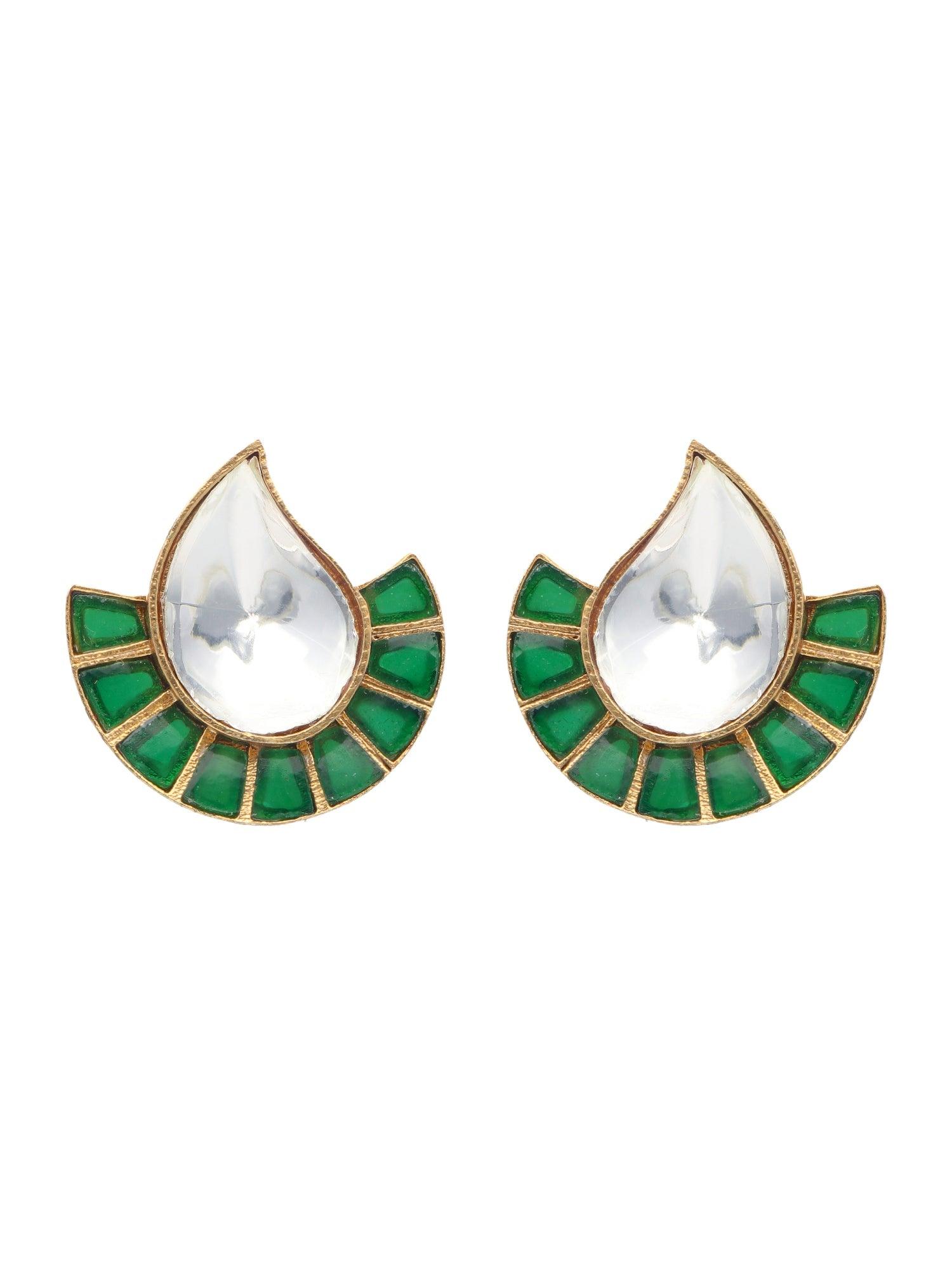  The Zoya Polki Diya Earrings