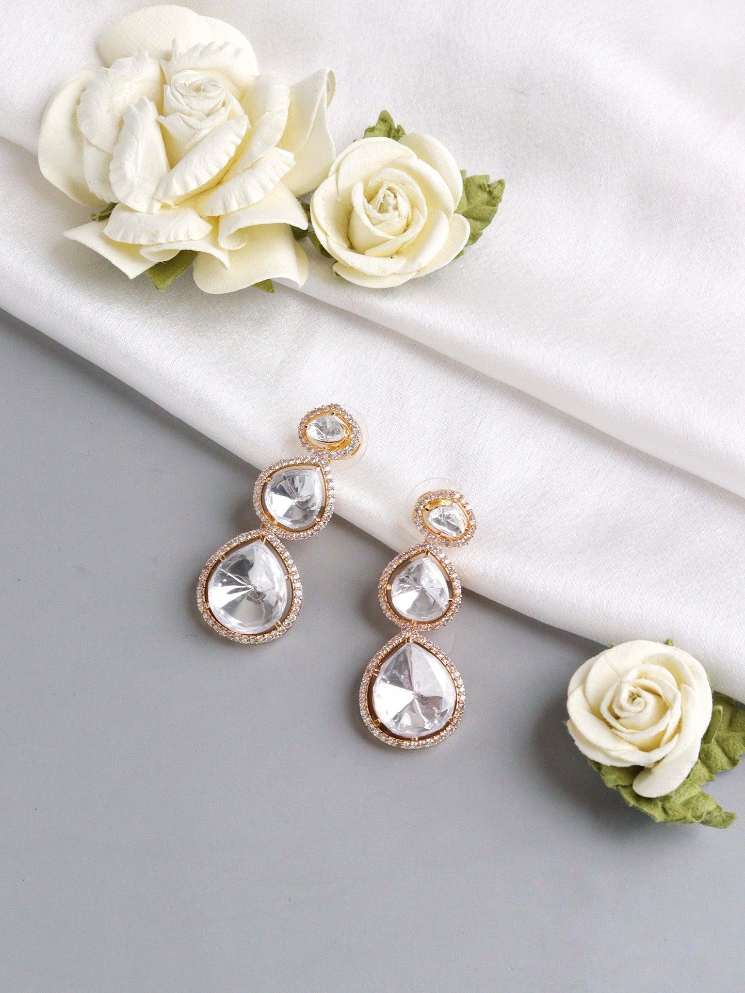 The Zoya Glitter Droplets Earrings 