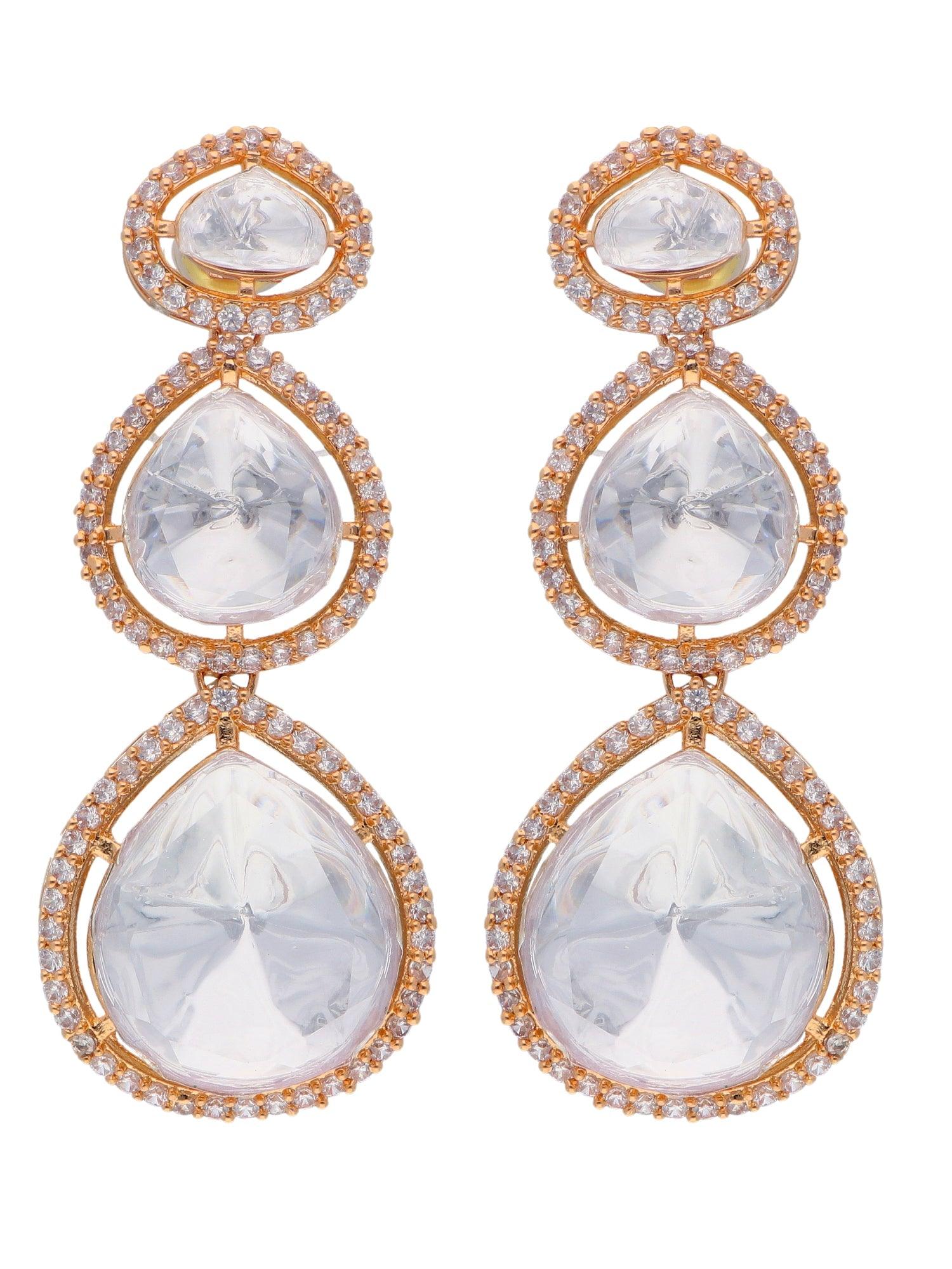 The Zoya Glitter Droplets Earrings 
