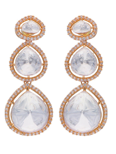 The Zoya Glitter Droplets Earrings 