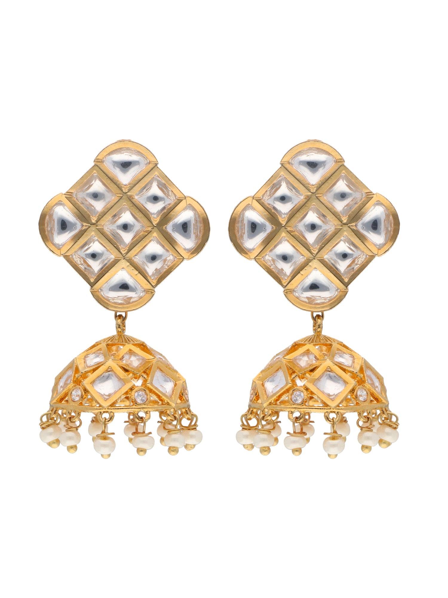 Qubes of Kundan The Zoya Jhumki Earrings 