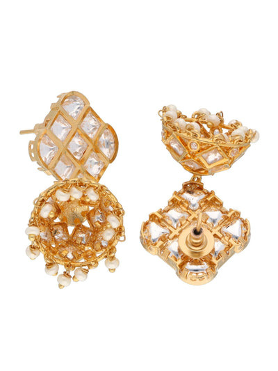 Qubes of Kundan The Zoya Jhumki Earrings 