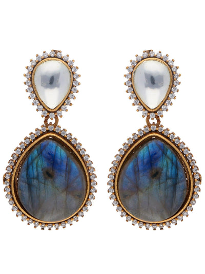 The Zoya Labradorite Dangler Earrings 