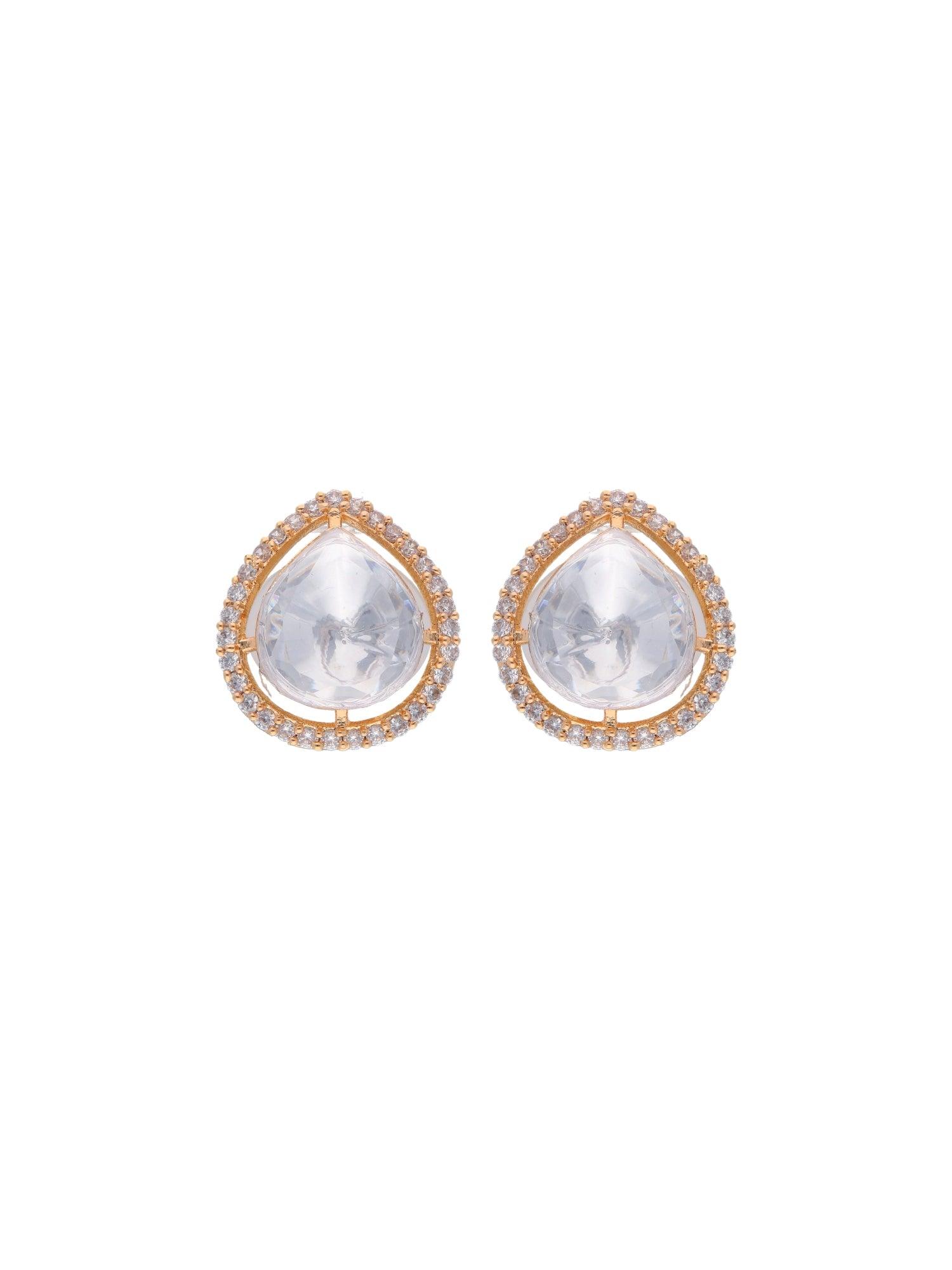  Kundan Drop The Zoya Stud Earrings