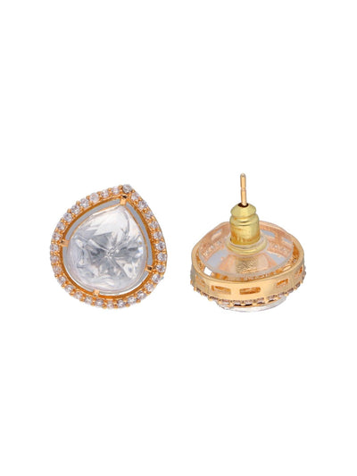 Kundan Drop The Zoya Stud Earrings 