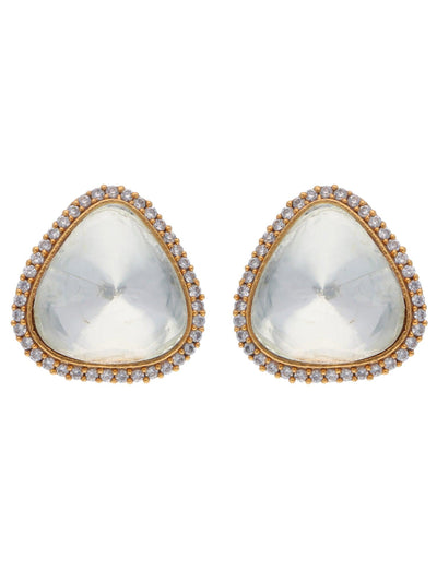 The Zoya Oversized Kundan Studs 