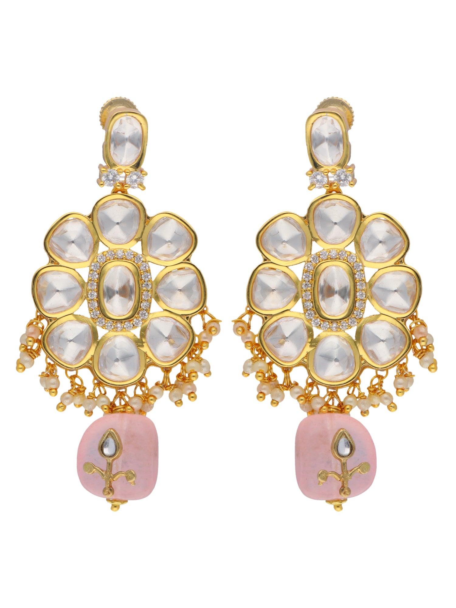 The Zoya Floral Drop Dangler Earrings 