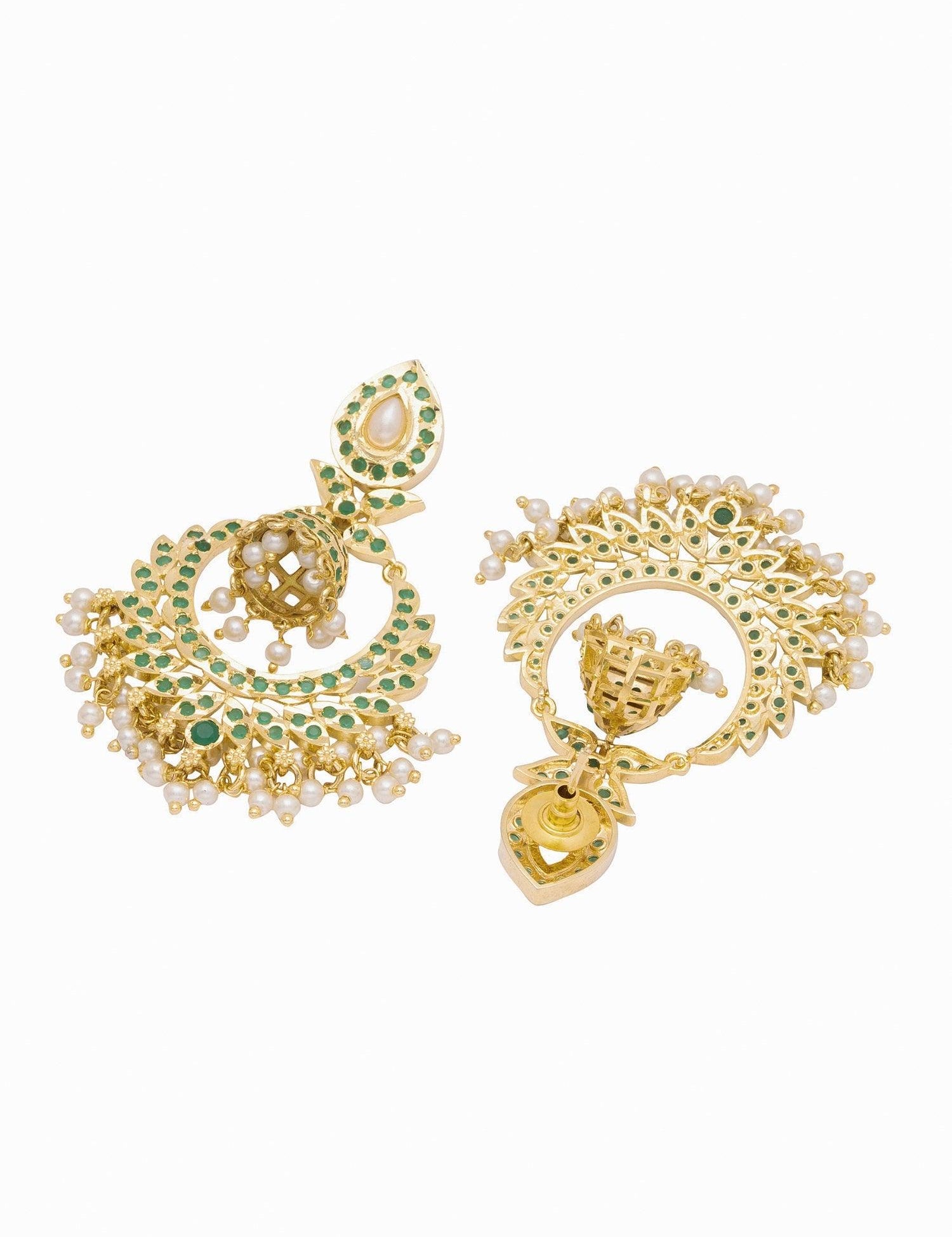 Kundan Chandbali Earrings