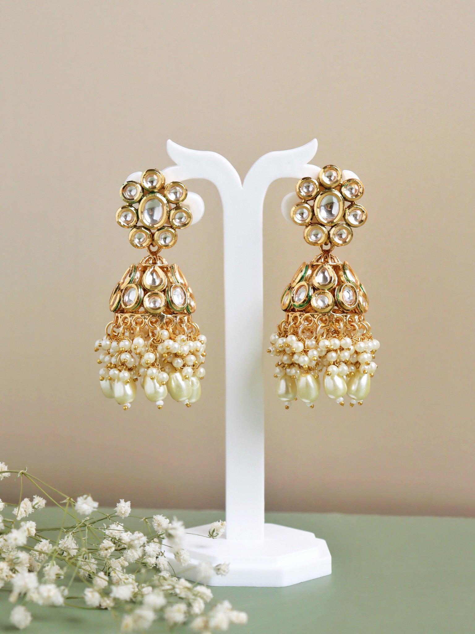 Amazon.com: Royal Bling Traditional Indian Jewelry Jhumki Jhumka Earrings  for Women : Clothing, Shoes & Jewelry