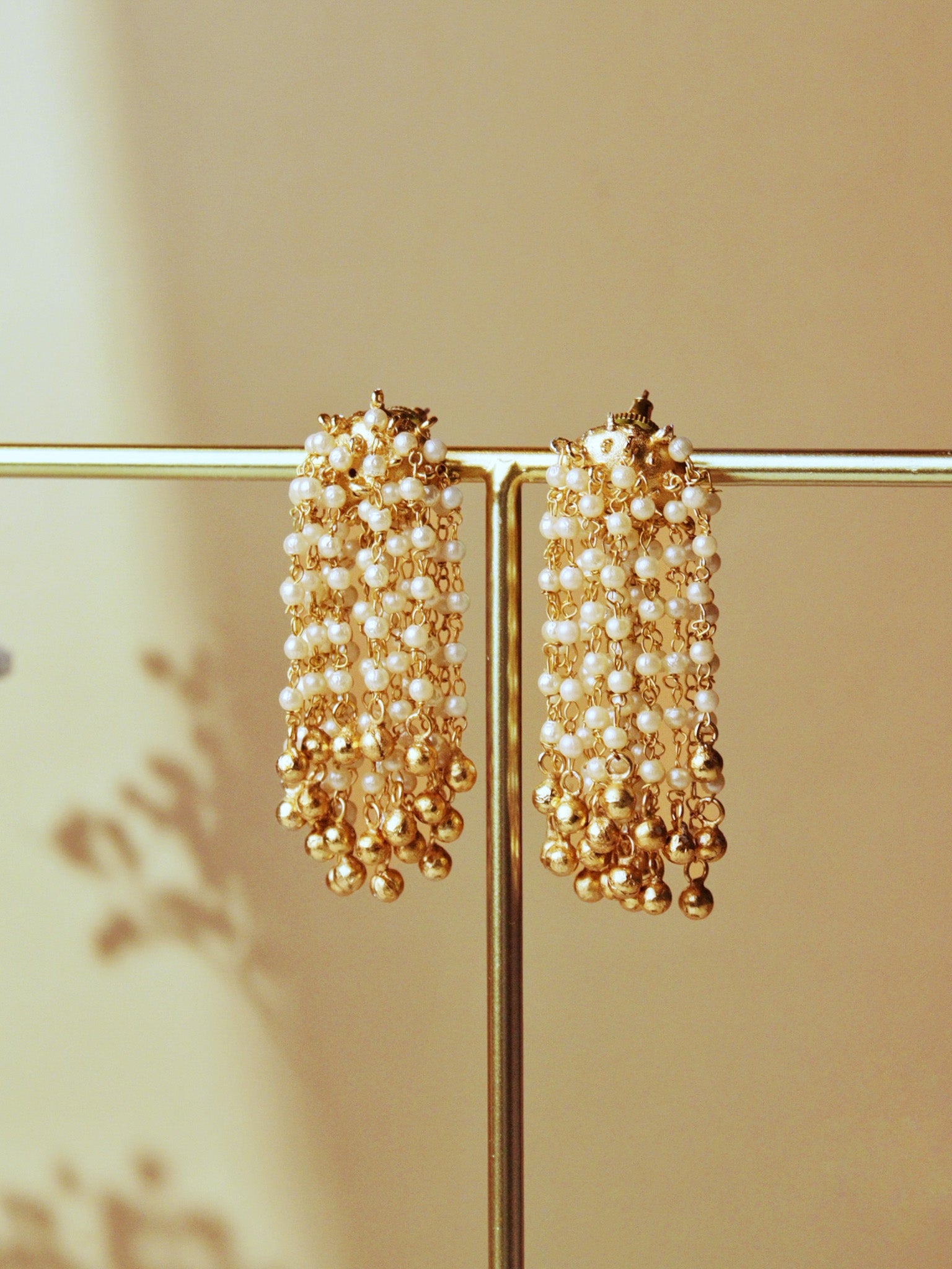 Meiraa Pearl Cascade Earrings