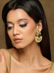 Gilded Tusker Dangler Earrings