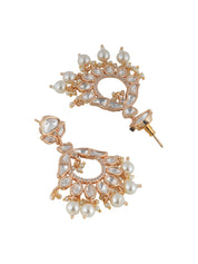 Meiraa Glimmering Kundan Chandbali