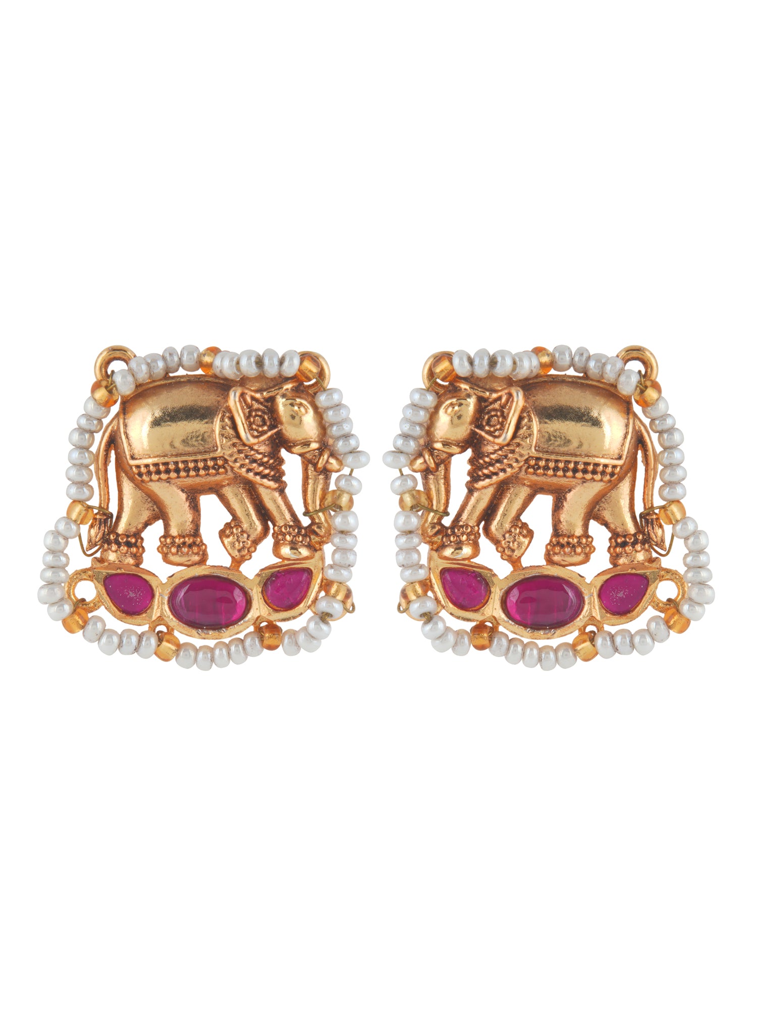 Divine Tusker Stud Earrings