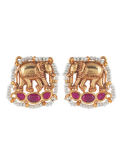 Divine Tusker Stud Earrings