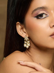 Meiraa Blooming Star Polki Earrings