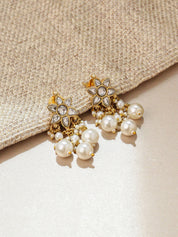 Meiraa Blooming Star Polki Earrings