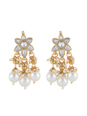 Meiraa Blooming Star Polki Earrings