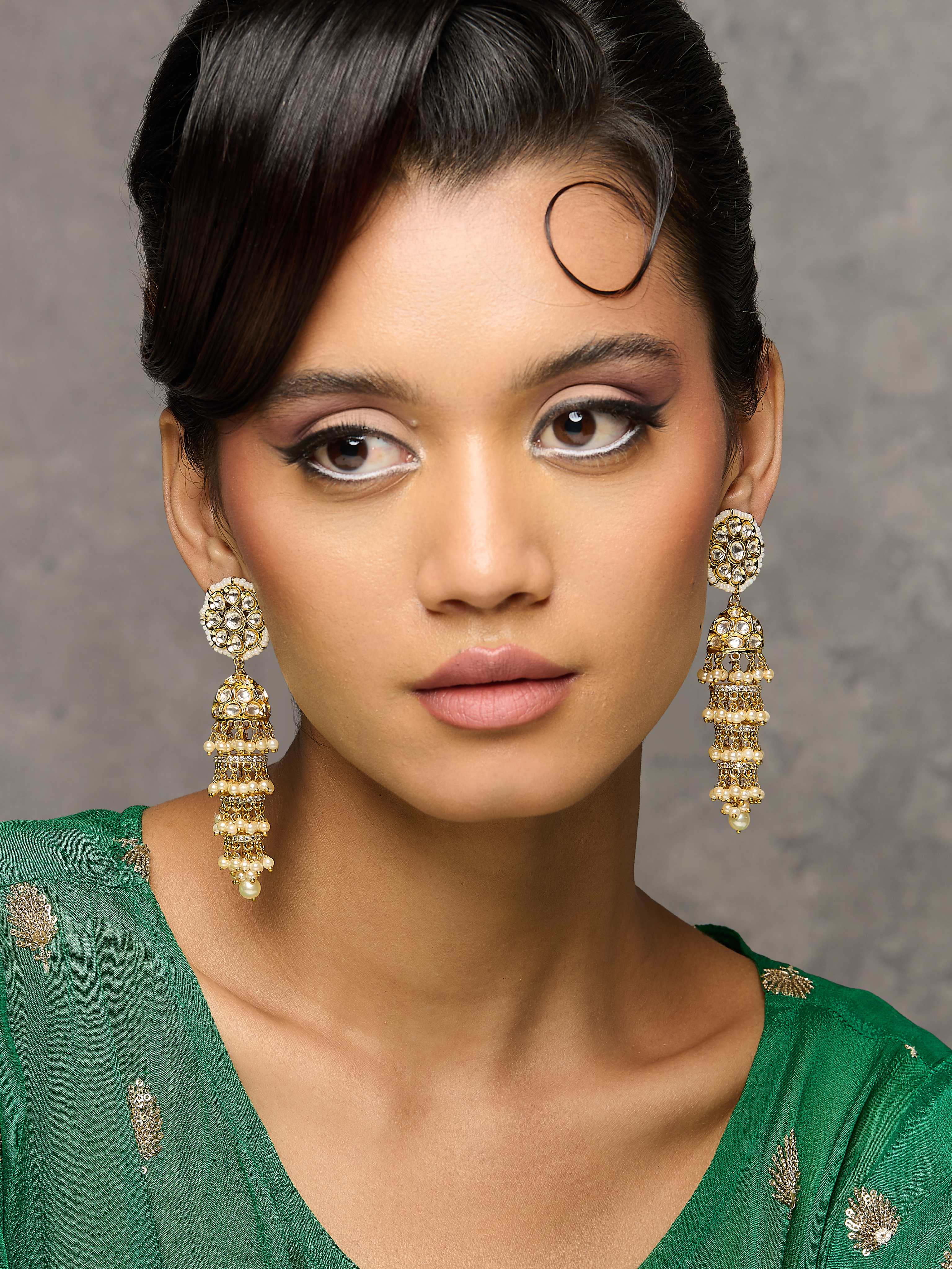 Luminous Meiraa Jhumki Earrings