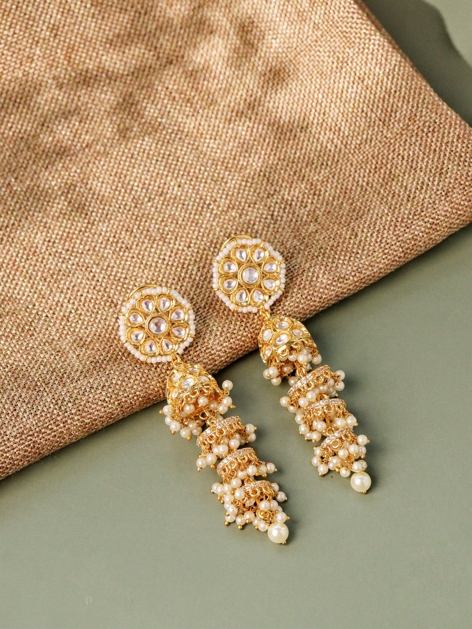 Luminous Meiraa Jhumki Earrings