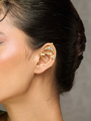 Crescent Glow Ear Cuff