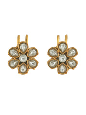 Floral Kundan Ear Cuff