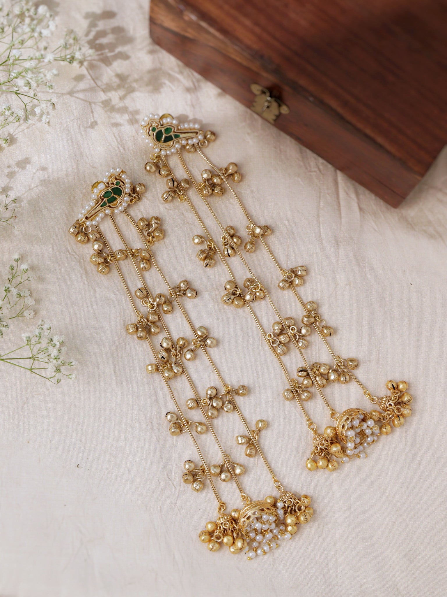 Singing Birds Jhumki Duster Earrings