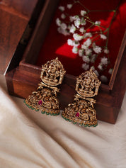 Intricate Temple Laxmi Jhumki