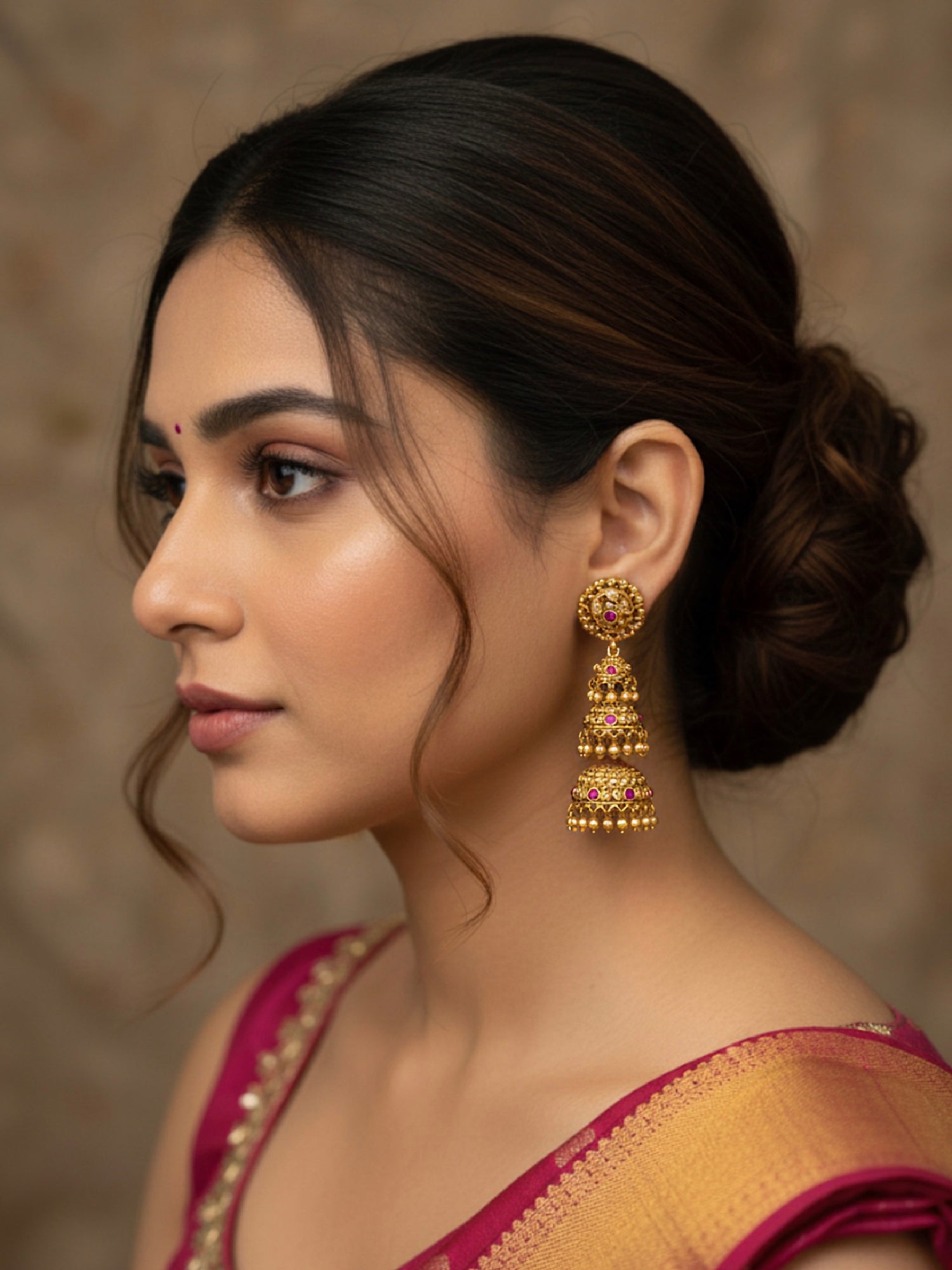 Luminous Laxmi Trio Jhumki