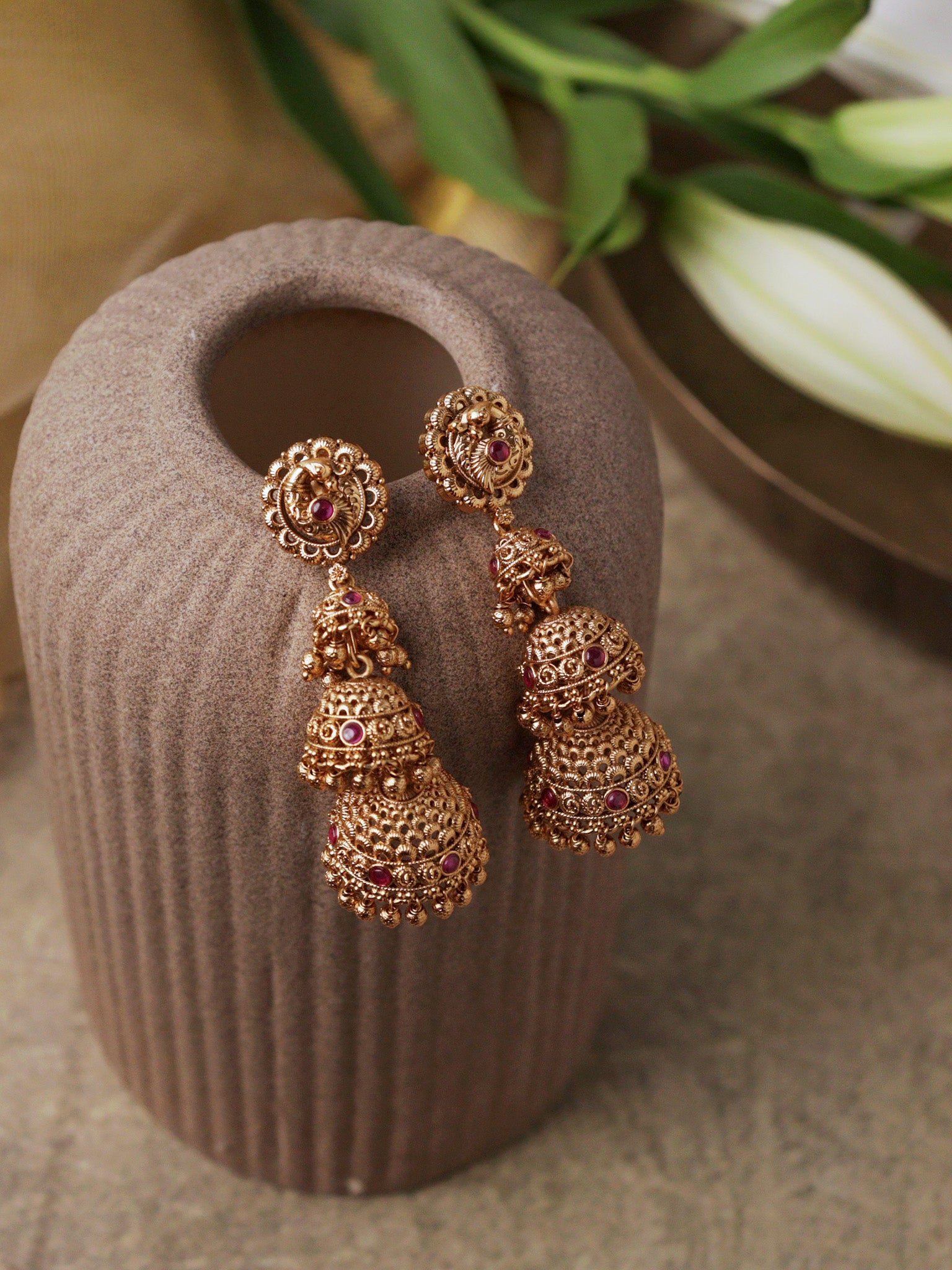 Luminous Laxmi Trio Jhumki