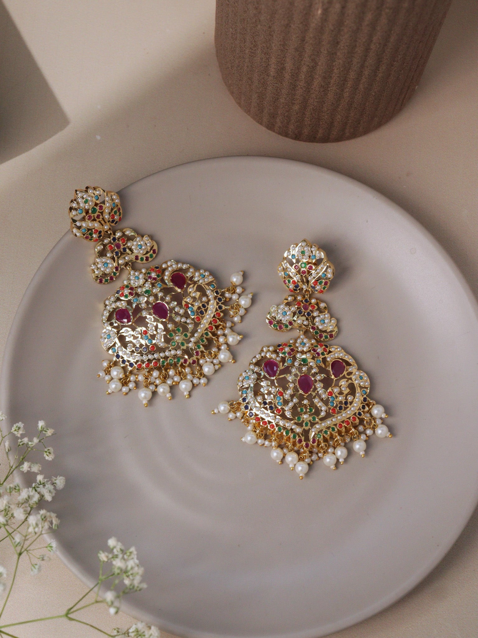 Multi-stone Spring Nizami Earrings