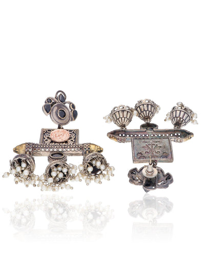 Aria Trio Jhumki Earrings 