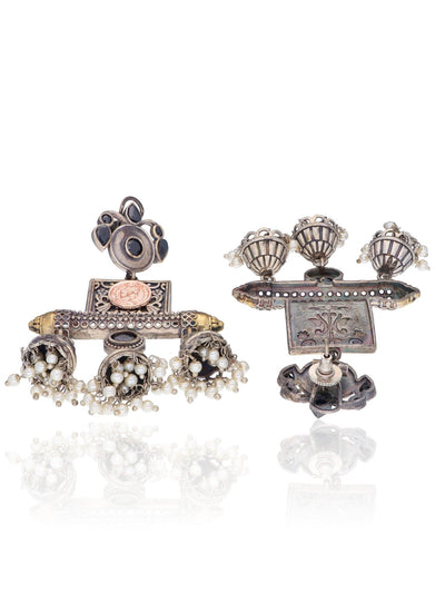 Aria Trio Jhumki Earrings 