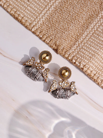 The Gypsy Parrot Swing Dangler Earrings - Curio Cottage 