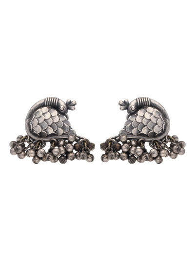 The Gypsy Mystic Mayur Ghungroo Stud Earrings 