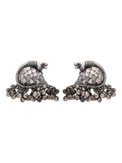 The Gypsy Mystic Mayur Ghungroo Stud Earrings 