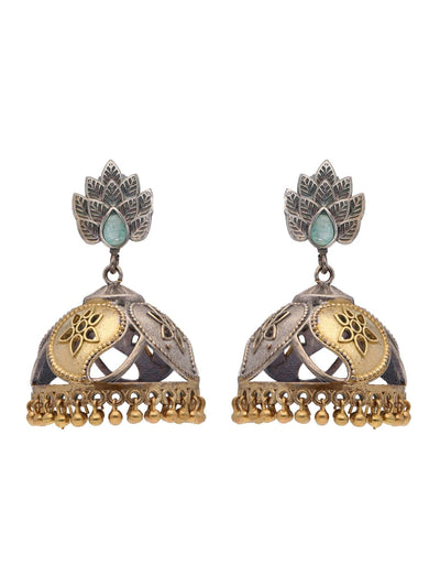 The Gypsy Jade jhumki Earrings 