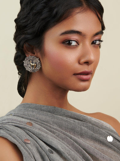 The Gypsy Antler Stud Earrings 