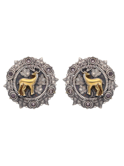 The Gypsy Antler Stud Earrings - Curio Cottage 