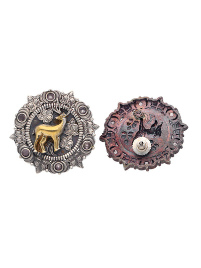 The Gypsy Antler Stud Earrings - Curio Cottage 