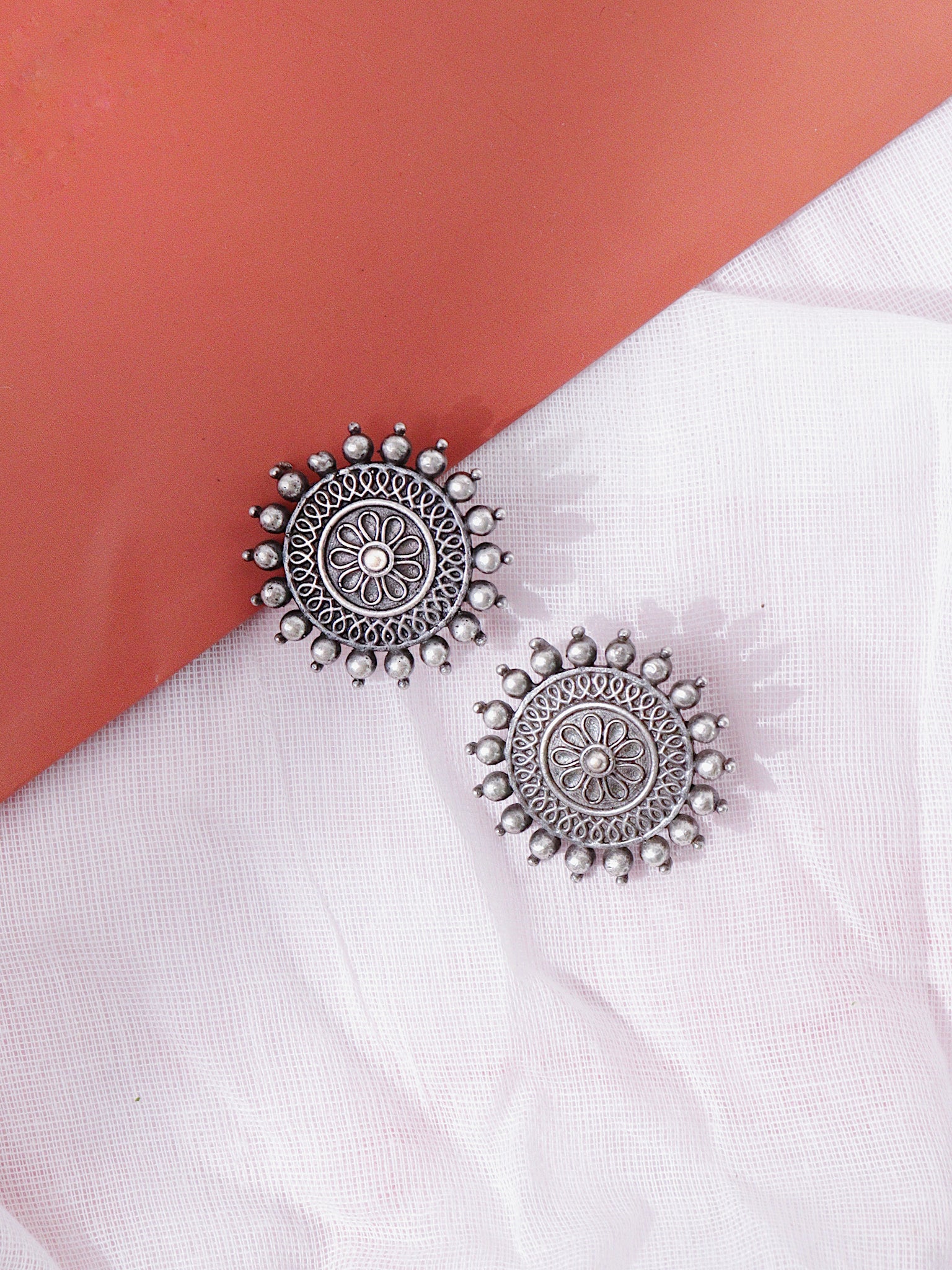 The Gypsy Floral Chakra Stud Earrings 