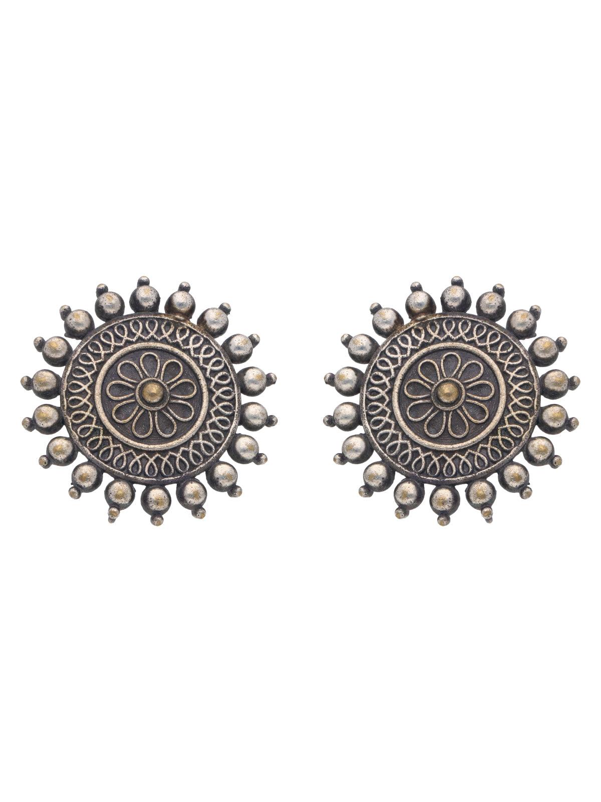 The Gypsy Floral Chakra Stud Earrings 